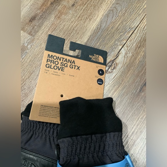 The North Face Montana Pro GTX Ski Snowboard Gloves GORE-TEX Leather Sz L - Picture 2 of 6